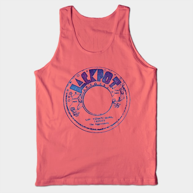 Jackpot records label Tank Top by HAPPY TRIP PRESS